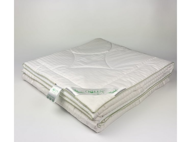 Одеяло детское летнее Iglen. Хлопковое в сатине