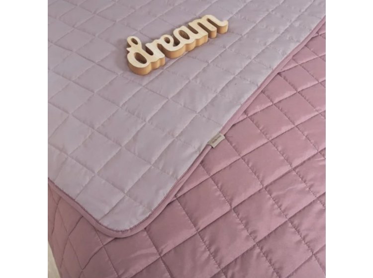 Покрывало стеганое Viluta. Дуэт Розовый кварц