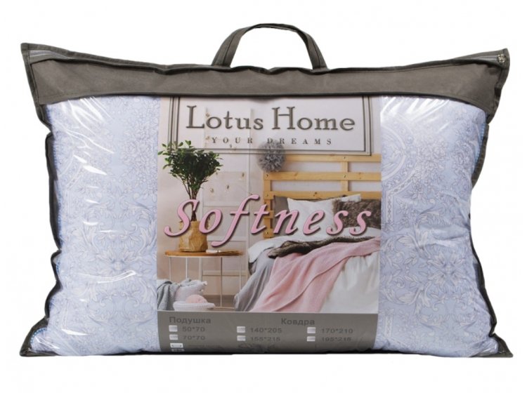 Подушка антиаллергенная Lotus. Softness Sheen. Упаковка