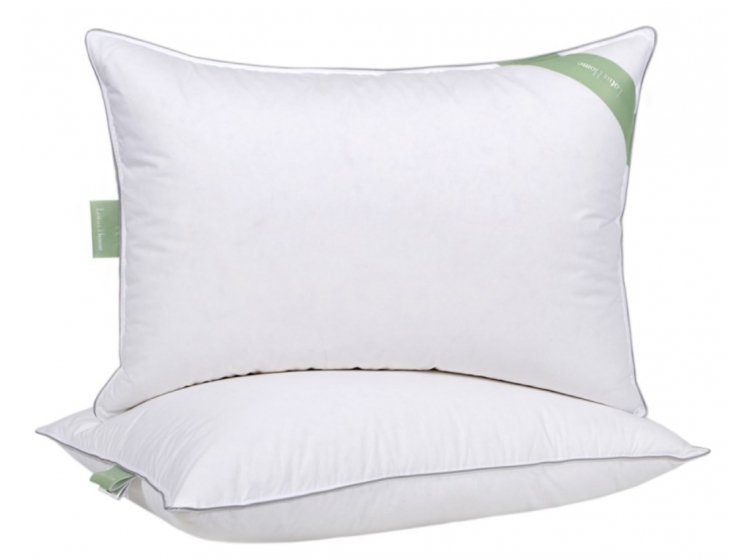 Подушка пуховая Lotus Home. Goose 90/15 трехкамерная