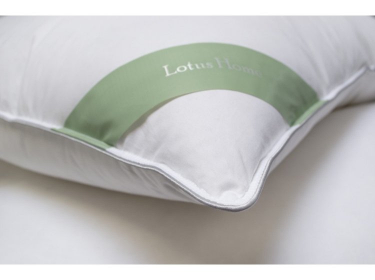 Подушка пуховая Lotus Home. Goose 90/15 трехкамерная