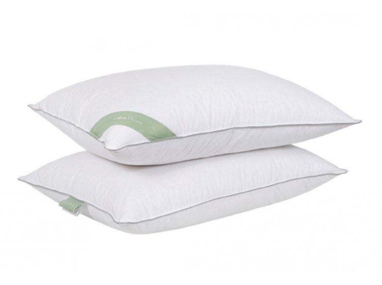 Подушка пуховая Lotus Home. Goose 90/15 трехкамерная