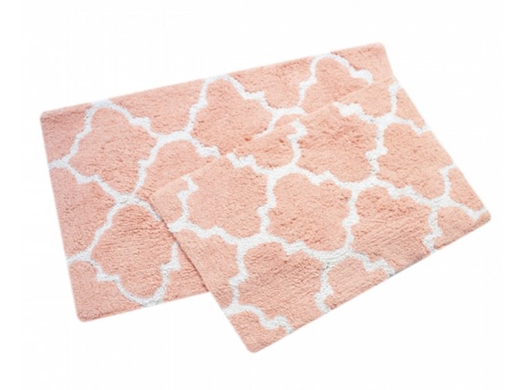 Набор ковриков Irya. Bali narcicegi персикового цвета