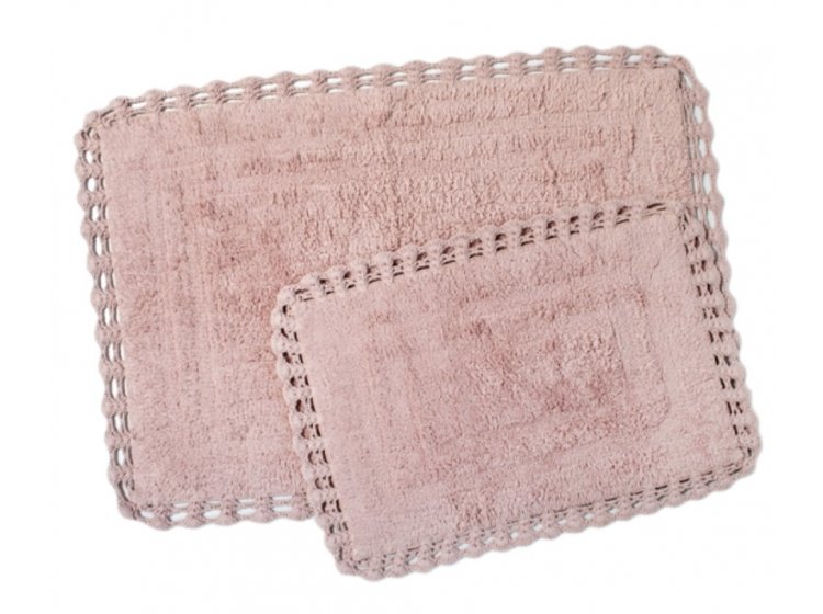 Набор ковриков Irya. Debra g.kurusu пудрового цвета