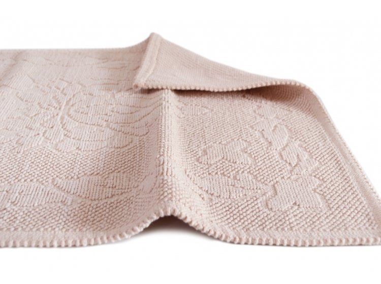 Набор ковриков Irya. Carissa pudra пудрового цвета