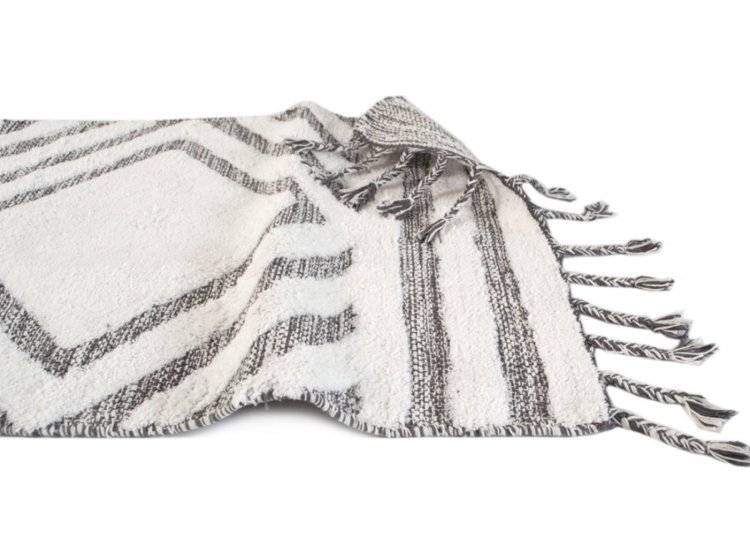 Набор ковриков Irya. Hoover siyah/ekru