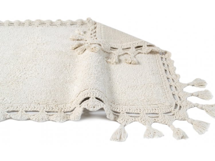 Набор ковриков Irya. Lorna krem кремового цвета