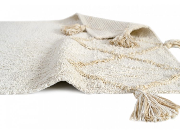 Набор ковриков Irya. Agnes krem с кисточками