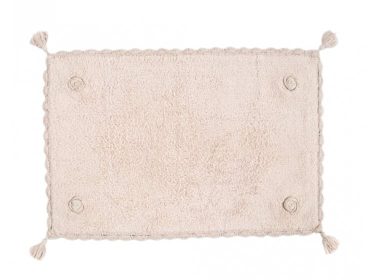 Набор ковриков Irya. Calla pudra с кисточками и цветами