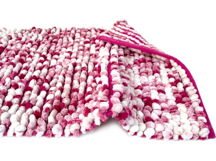 Набор ковриков Irya. Ottova fusya цвета фуксия