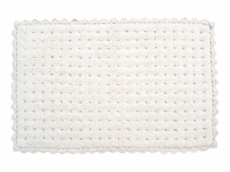 Набор ковриков Irya. Garnet krem кремового цвета