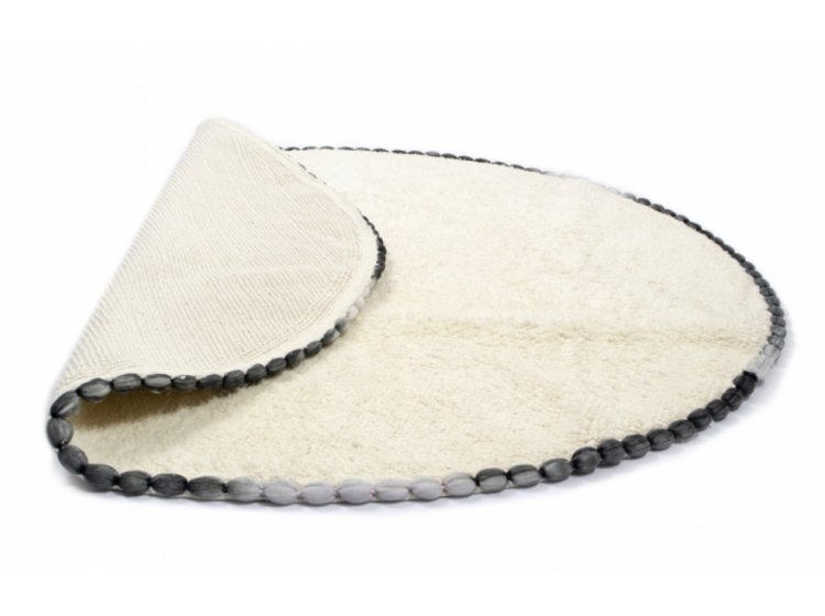 Коврик Irya. Ronan ekru молочного цвета