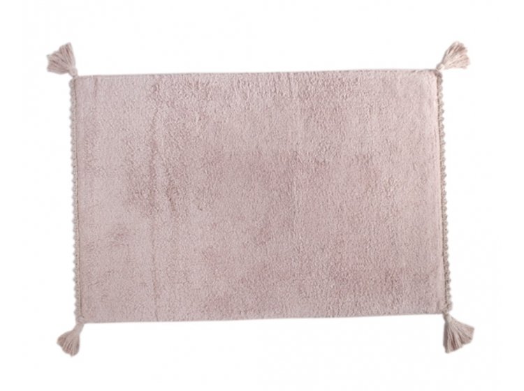 Коврик Irya. Benny gul kurusu розового цвета с кисточками