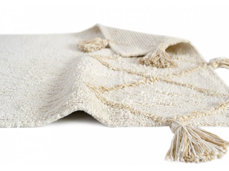 Коврик Irya. Agnes krem с кисточками