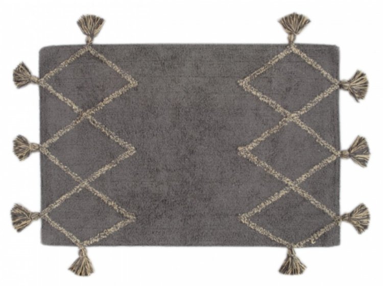 Коврик Irya. Agnes gri с кисточками