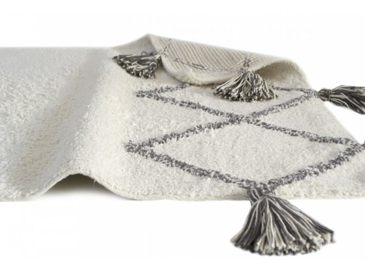 Коврик Irya. Agnes ekru с кисточками