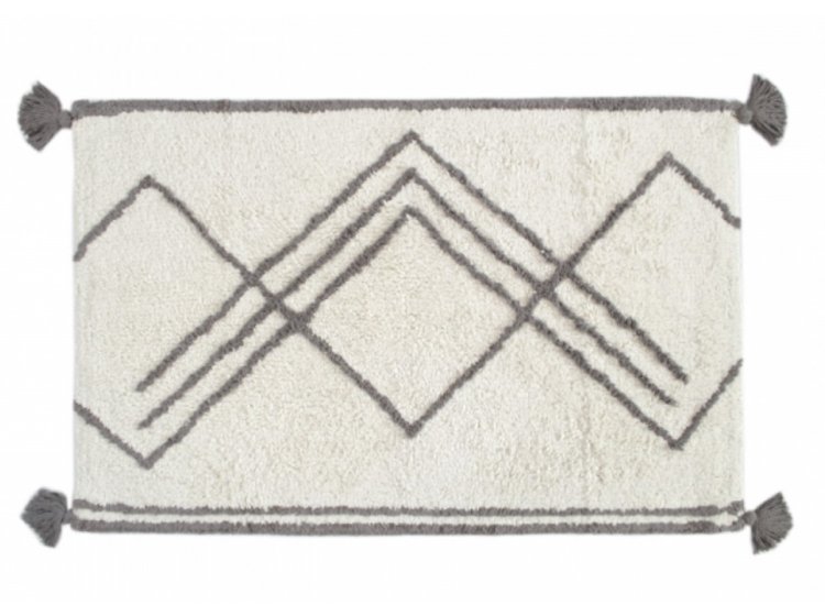 Коврик Irya. Lark gri с кисточками