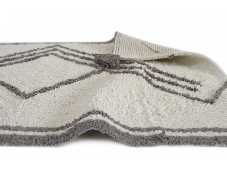 Коврик Irya. Lark gri с кисточками