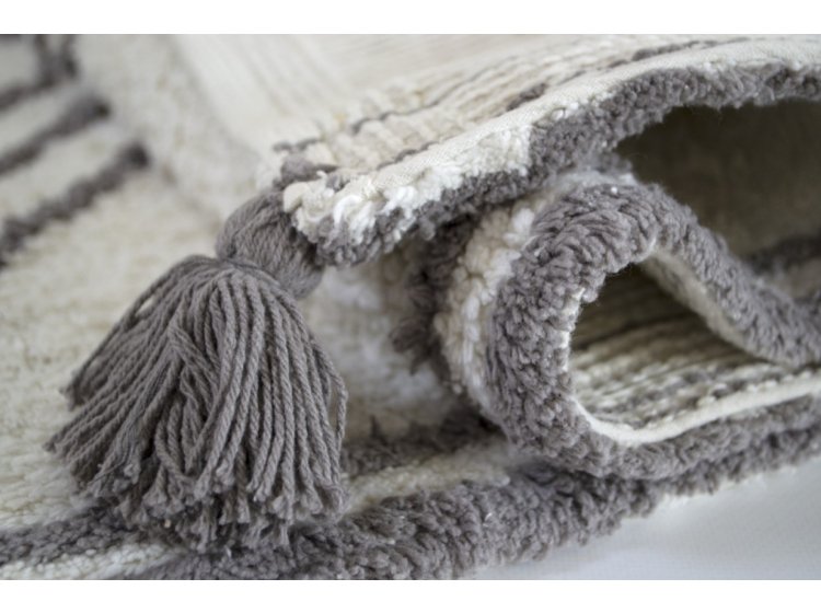 Коврик Irya. Lark gri с кисточками