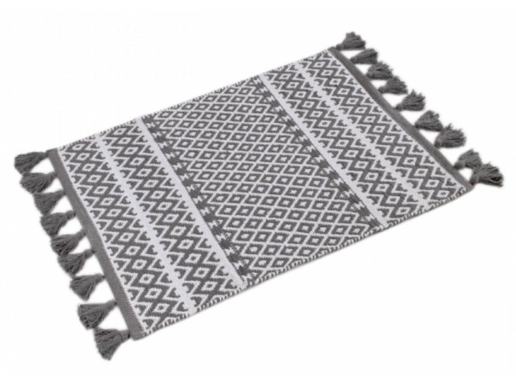 Коврик Irya. King siyah с кисточками