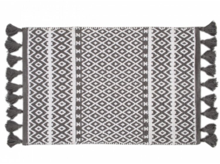 Коврик Irya. King siyah с кисточками