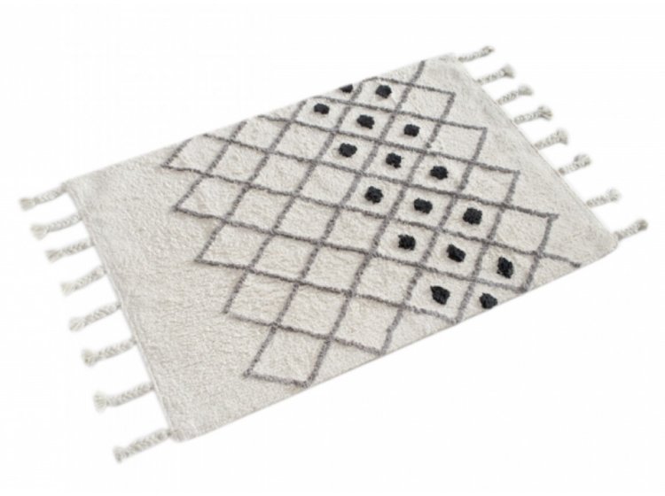 Коврик Irya. Neveda gri с кисточками