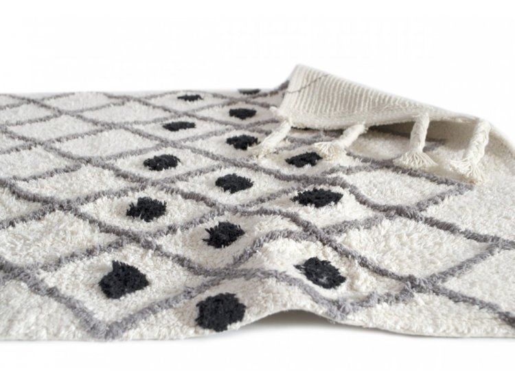 Коврик Irya. Neveda gri с кисточками