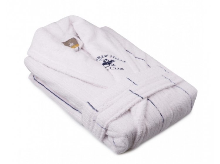 Халат махровый Beverli Hills Polo Club. Dark blue
