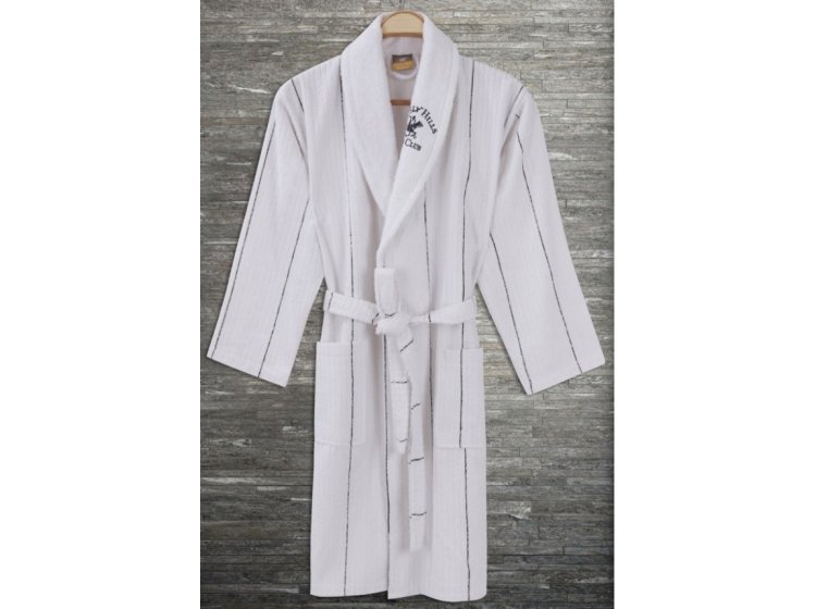 Халат махровый Beverli Hills Polo Club. Dark blue