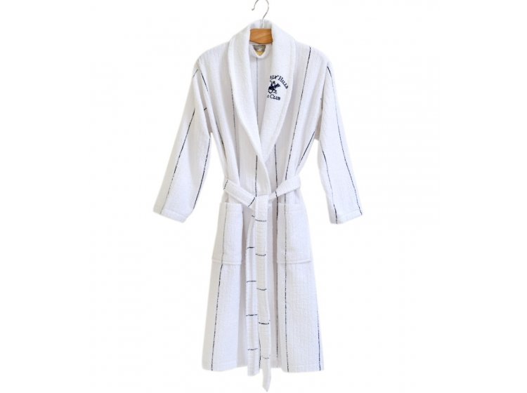 Халат махровый Beverli Hills Polo Club. Dark blue