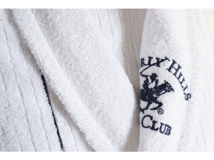 Халат махровый Beverli Hills Polo Club. Dark blue