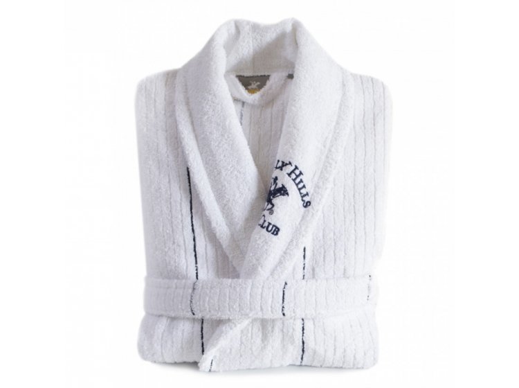 Халат махровый Beverli Hills Polo Club. Dark blue