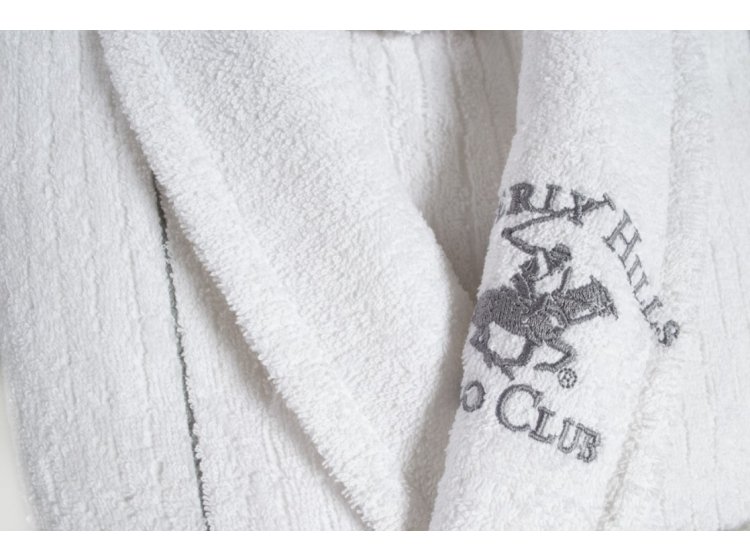 Халат махровый Beverli Hills Polo Club. Grey