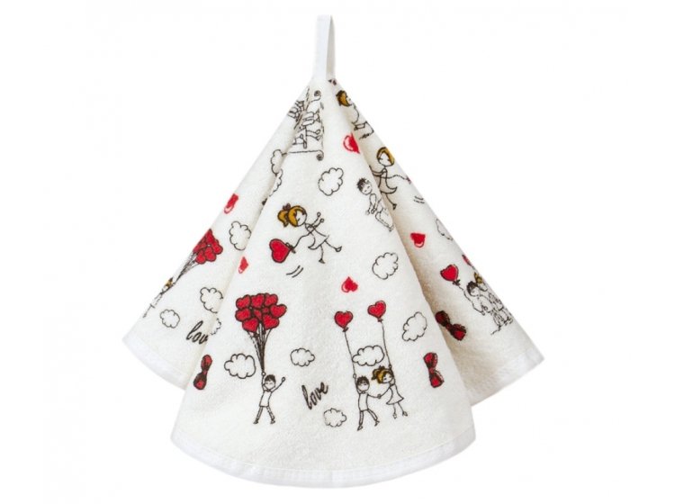 Кухонный набор Lotus. Daily Love is рукавица + прихватка + полотенце