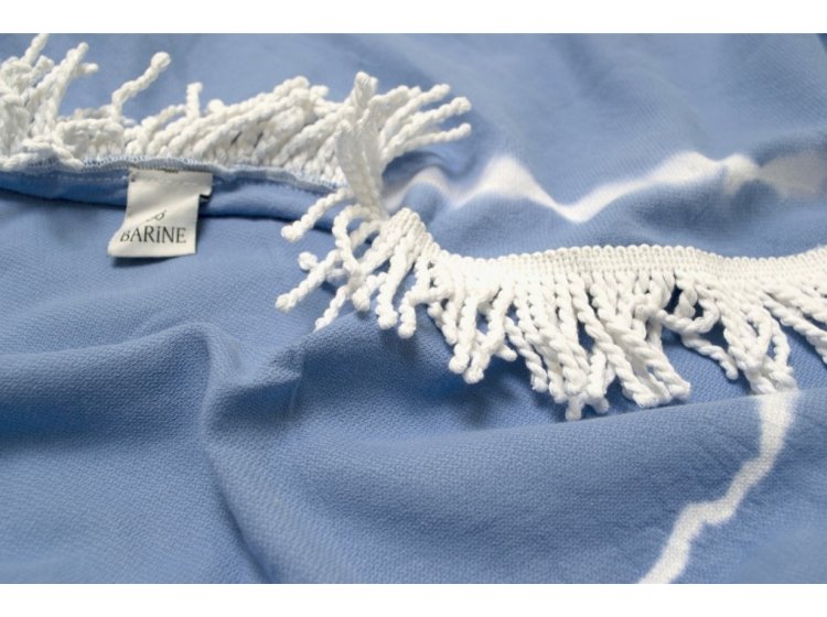 Пляжное полотенце Barine. Pestemal Swirl Roundie Blue