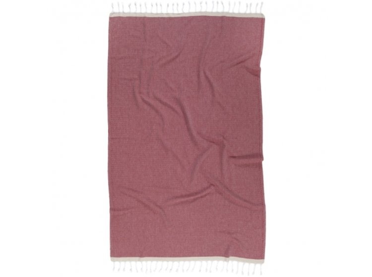 Пляжное полотенце Barine. Pestemal Basak Marsala-Beige