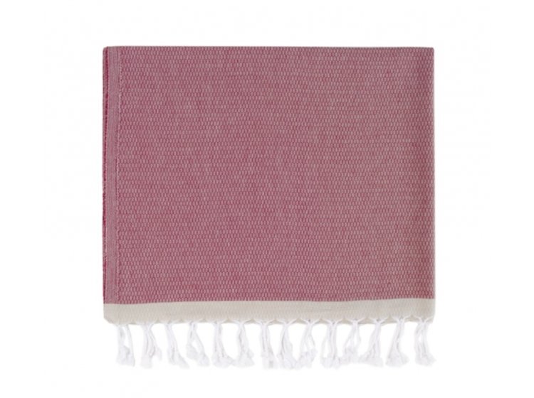 Пляжное полотенце Barine. Pestemal Basak Marsala-Beige