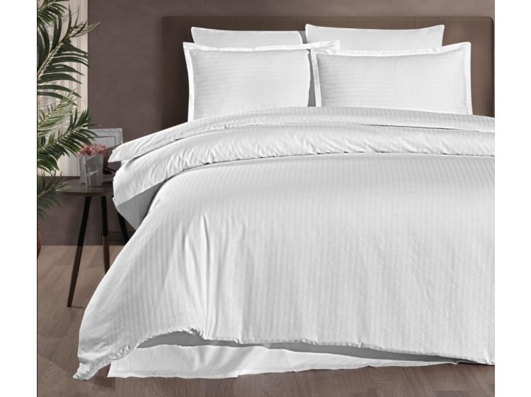 Постельное белье Altinbasak с простыней на резинке. Поплин Lace