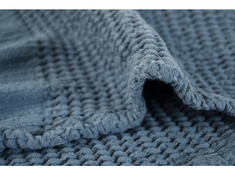 Плед Lotus Home. Rius Petrol цвета петроль