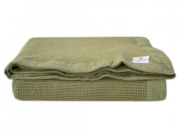 Покрывало Lotus Home. Rius Olive оливкового цвета
