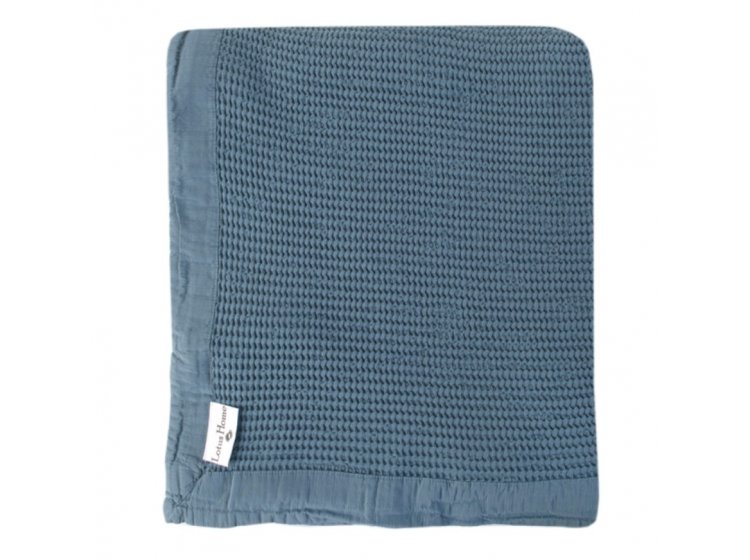 Покрывало Lotus Home. Rius Petrol цвета петроль