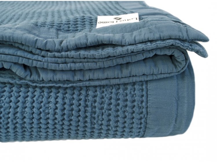 Покрывало Lotus Home. Rius Petrol цвета петроль