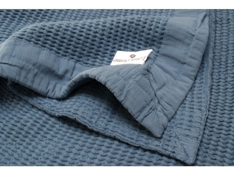 Покрывало Lotus Home. Rius Petrol цвета петроль