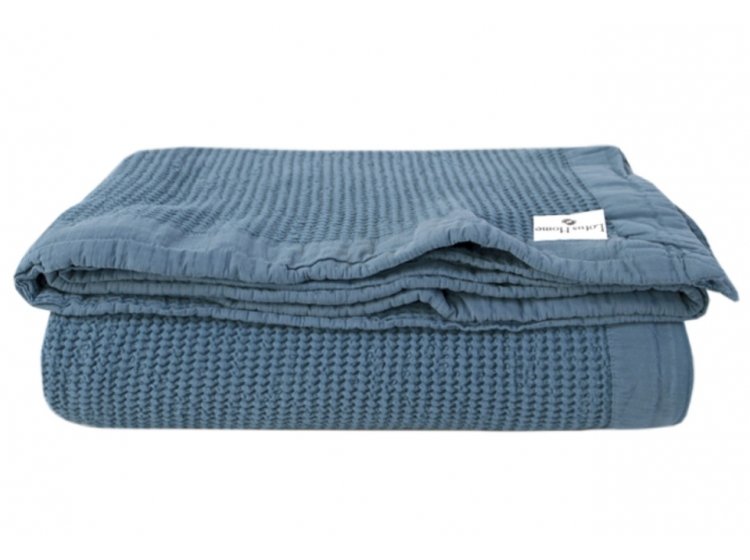 Покрывало Lotus Home. Rius Petrol цвета петроль