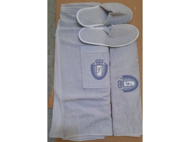 Набор для сауны мужской Fakili Tekstil. Grey серого цвета