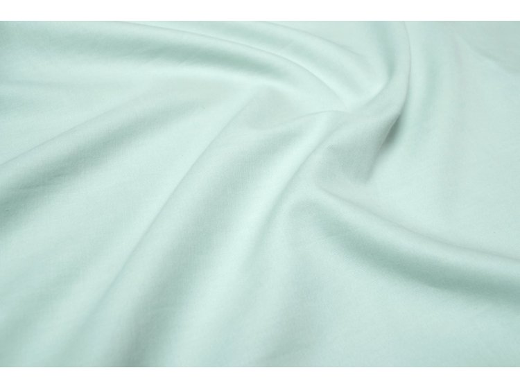 Простынь на резинке Iris Home. Отель Сатин Классик ментолового цвета