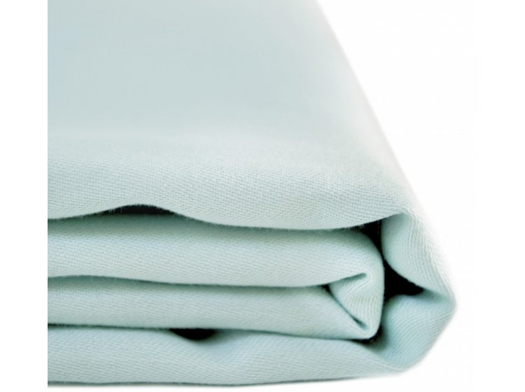 Простынь на резинке Iris Home. Отель Сатин Классик ментолового цвета