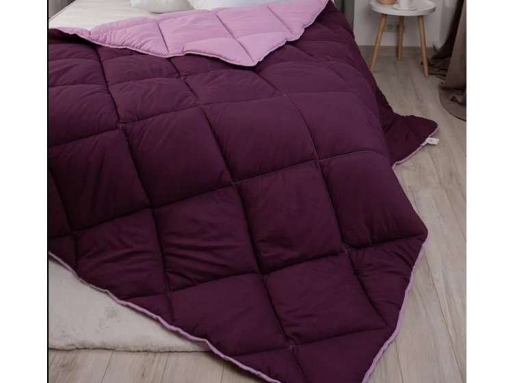 Зимнее одеяло ТЕП. Alaska комбинированное бордового цвета 450