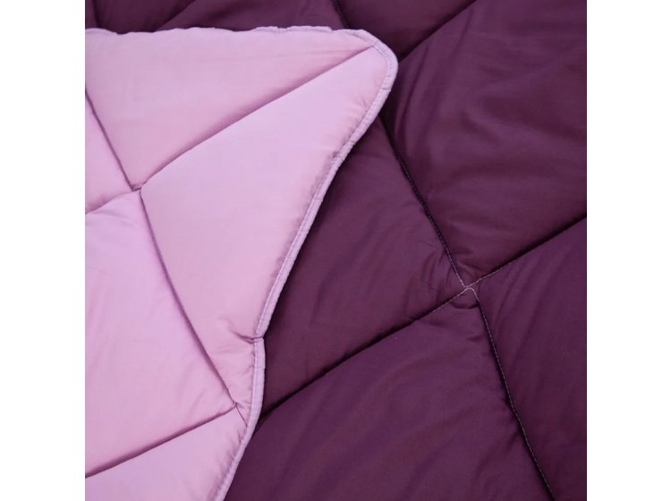 Зимнее одеяло ТЕП. Alaska комбинированное бордового цвета 450