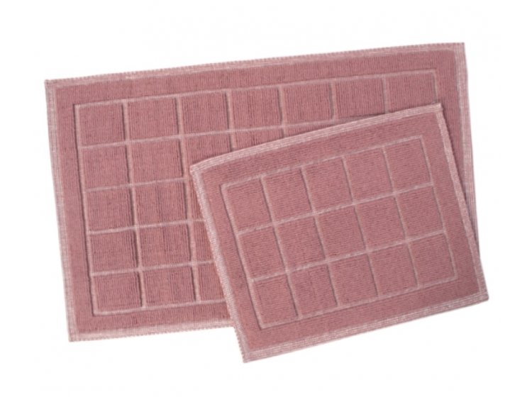 Набор ковриков Karaca Home. Kelly Quatro murdum сливового цвета